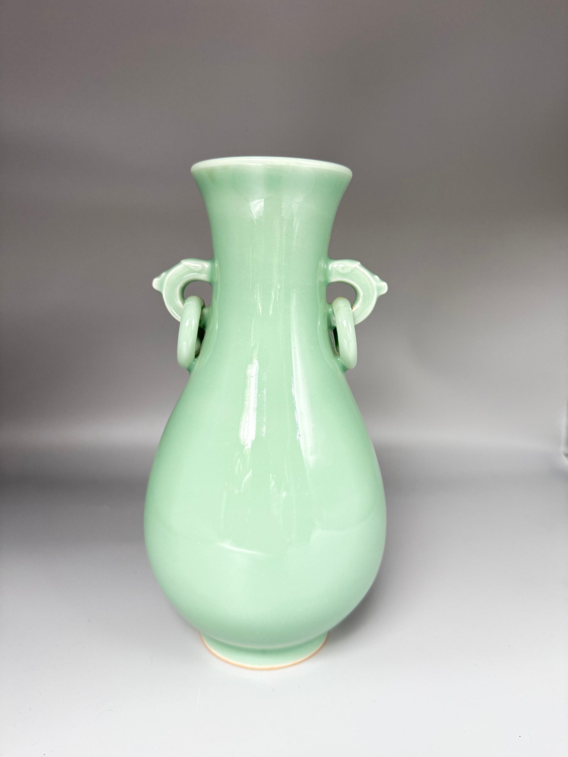 Double-loop Ear Vase, Longquan Celadon (Di Kiln), Zhou Xiaoping