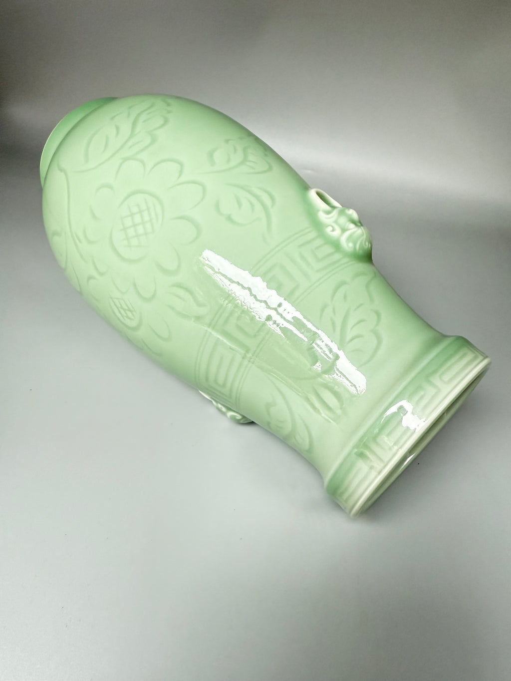 Lion-ear Vase, Longquan Celadon (Di Kiln), Zhou Xiaoping